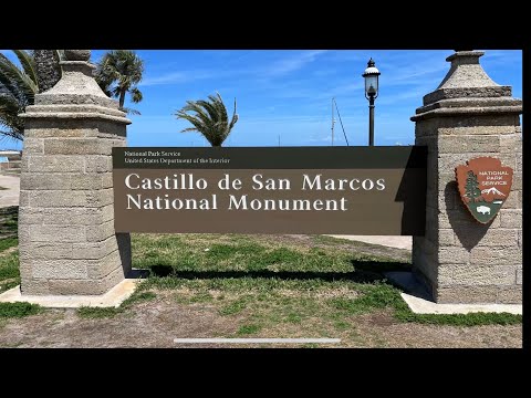 Exploring the Castillo de San Marcos National Monument. -St. Augustine, FL