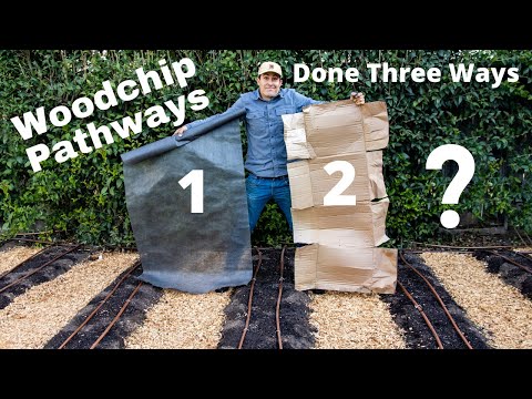 Installing Wood Chip Pathways or Mulch - Testing Three Methods.