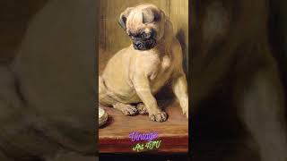 Dogs | Vintage Art Collection For TV | HD Paintings  #short #shorts #vintageart #vintageartfortv