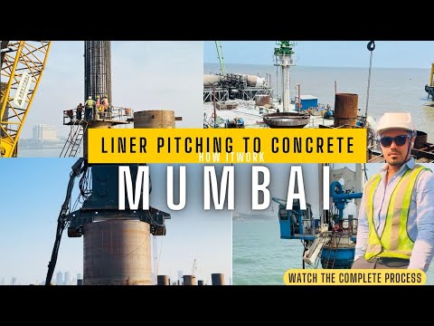 From liner pitching to concrete| watch the complete process in action!