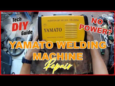 HOW TO REPAIR YAMATO WELDING MACHINE NO POWER? | Gawin natin 'yan! Panoorin mo 'to.