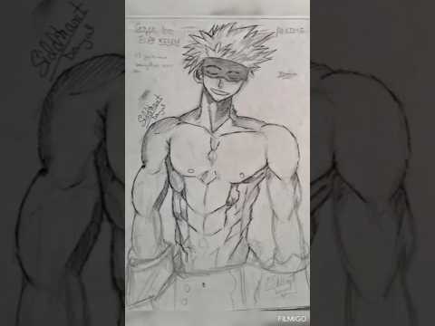 good drawing of gojo #music #funk #remix