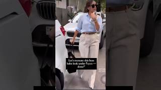 Let’s recreate this boss babe look under ₹1500 — #formalwear #classylive #shirts #bags #officewear