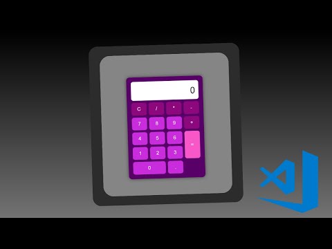 Basic Calculator (HTML, CSS and JS) Visual Studio Code