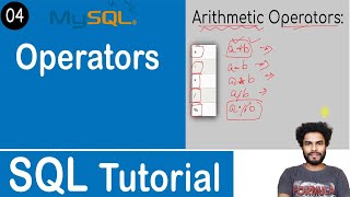 #04 Operators in SQL | SQL Tutorial