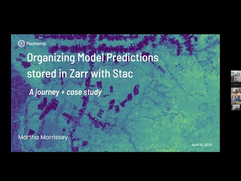 Organizing model predictions stored in Zarr with STAC…a journey + example