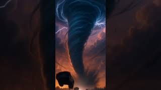 This Tornado Doesn’t Spare Anything… 🌪️💥 #shorts #trending #naturaldisaster