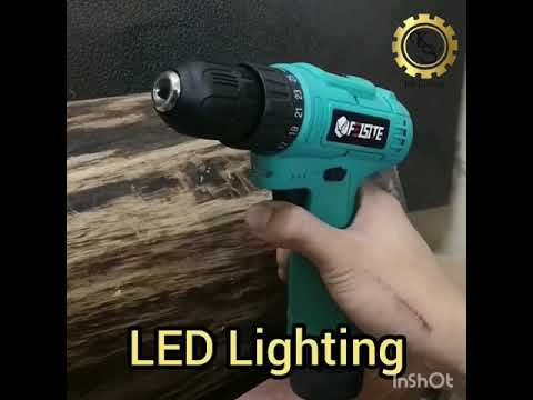 FESITE 12V 2 Speed Power Cordless Drill Driver