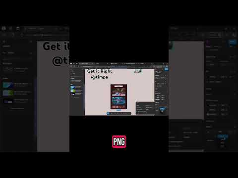 UIUX Tips: Make appalling designs + Export like a Pro #figma #figmadesign #figmaplugins #timpa