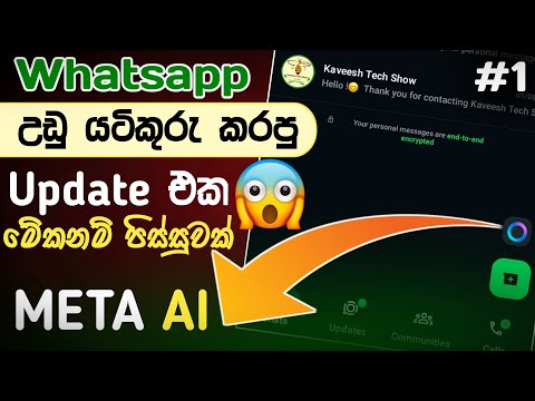 Meta AI on WhatsApp: Is This the End of Human Chatting? 🤖📱 (Explained in Sinhala)