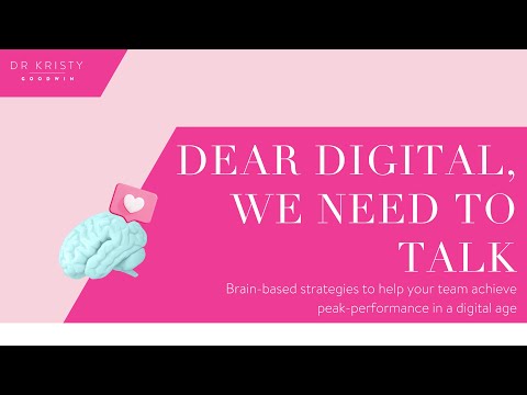 Dear Digital We need to talk
