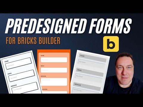 Predesigned Forms for Bricks Builder
