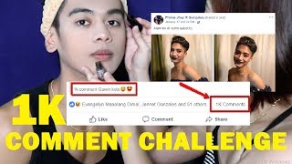1K Comment Challenge | Makeup Transformation