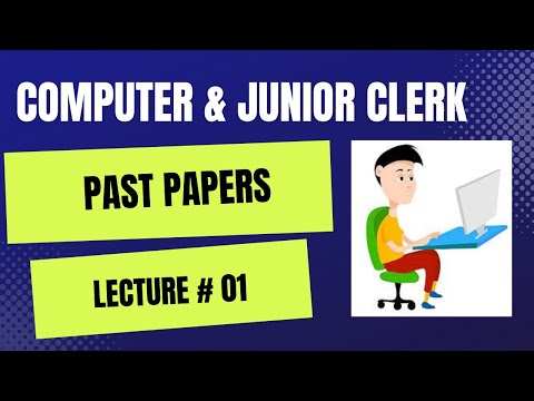 Junior Clerk and Computer Operator Past papers Lecture 1| #getitskills