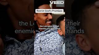 Rest in God’s Promises Joshua 21:44 #gospel #promisesofgod #rest #gospelpower #christianfaith