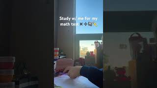 Study with me! #maths #study #school