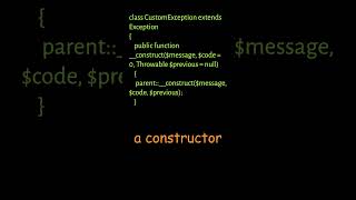 What are custom exceptions in PHP