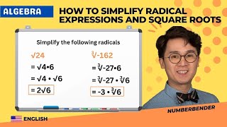 How To Simplify Radical Expressions and Square Roots | ALGEBRA