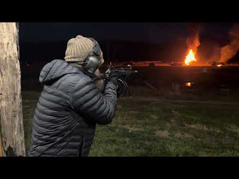 Valmet Machine Gun (Finnish AK47) Incendiary Tracers  #guns #gun #military #machinegun #ak47