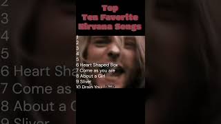 My Top 10 Favorite Nirvana Songs! #shorts #shortsmusic #nirvana #nirvanamusic #music #rock