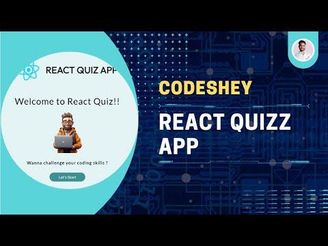 The React Quiz App using React.js, HTML and Pure CSS | React.js Project