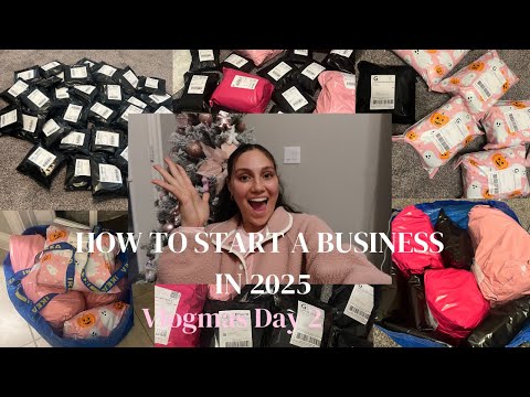 How to start a business in 2025 |Vlogmas Day 2