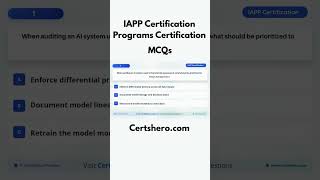 AIGP Certification 2025 | 20 Advanced AI Governance MCQs | IAPP AIGP Practice Test | Exam Prep Guide