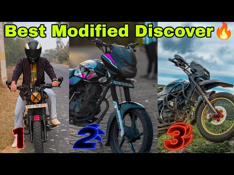 BAJAJ Discover Modified Into Caferacer 🔥 #bajajdiscover #modified #caferacer