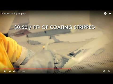 Powder coating stripper