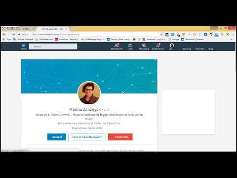 How to Collect Business Email from LinkedIn Profile, Verifying by LinkedIn Sales Navigator ???