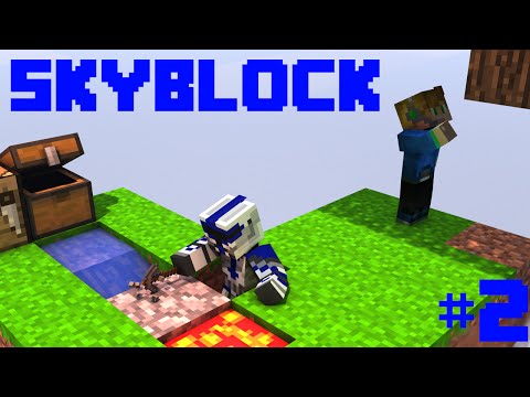 BEST ENCHANTS IN MINECRAFT!--Minecraft Skyblock S1 Ep2 /w Riverrain123