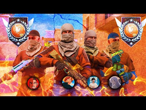 Joguei com 3 LENDAS do Standoff 2 na Ranked MAIS INSANA do Ano! (PARECIA CAMPEONATO!)