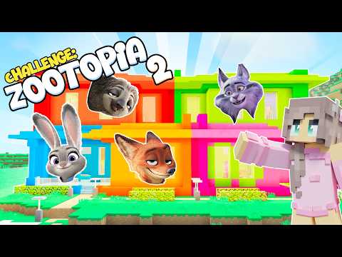 Building a ZOOTOPIA 2 House In Minecraft!