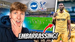 OUTRAGE AND FRUSTRATION as CRYSTAL PALACE BEAT BRIGHTON *DERBY DAY*