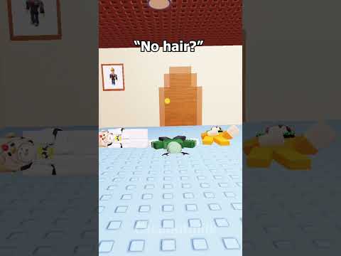 No hair? @Goldfishiess @PMdamian @TheWithoutme #roblox  #robloxanimation #shorts #memes