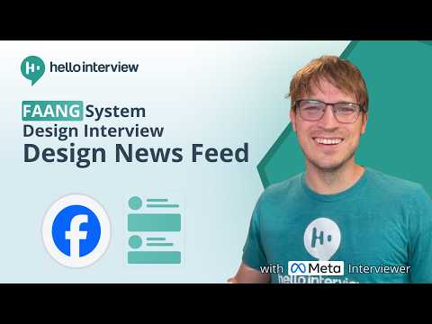 System Design Interview: Design FB News Feed w/ ex: Meta Senior Manager