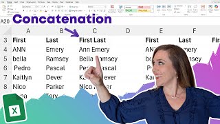 Concatenation in Excel (Time-savers to combine content from a bunch of different cells all together)