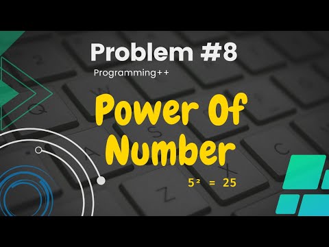 Problem Power Of Number Using C++ if statement & for loop #programming #PowerNumber #solving