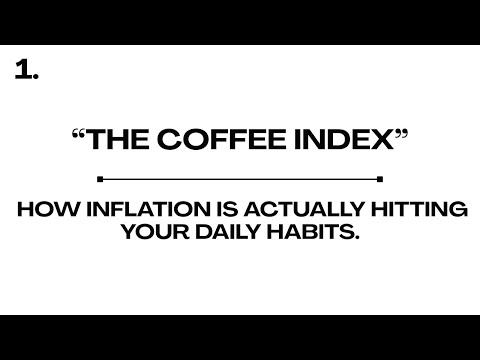 The coffee Index: how inflation is actually hitting your daily habits