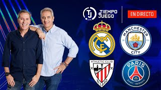 REAL MADRID VS MANCHESTER CITY Y ATHLETIC VS PSG EN DIRECTO | CHAMPIONS LEAGUE | TIEMPO DE JUEGO