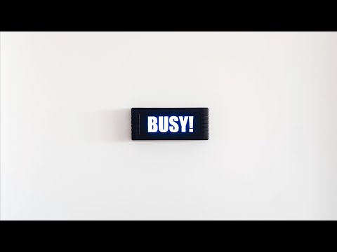 BusyBox smart sign - Interruption-Free Work