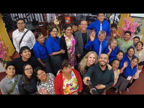 Sharing Christ in Villa el Salvador.  ✝️🙌