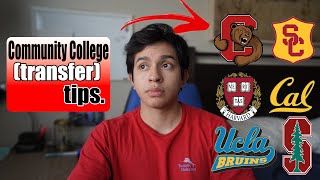 Community College tips to successfully transfer out... (top 25 universities)