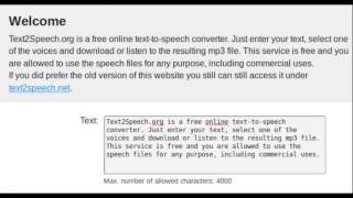 espeak introduces text2speech