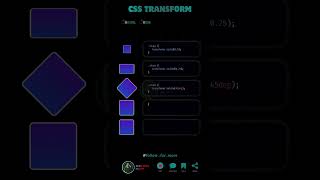 CSS Transform #html #css #javascript #coding #webdevelopment #webdesign