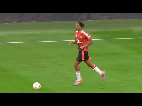 Leny Yoro Man Utd DEBUT vs Rangers 2024/25 🔴⚫