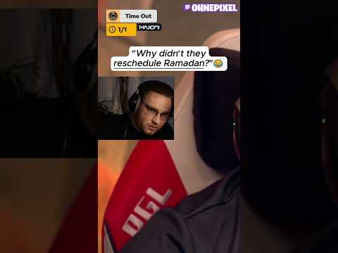 Why Didn't They RESCHEDULE RAMADAN?😂 #ramadan #esports #muslim #ohnepixel #shorts