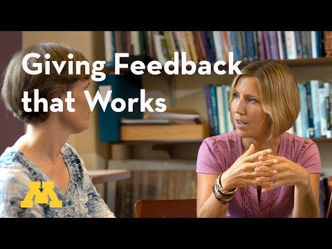 Supervisory Development: Giving Feedback That Works Webinar