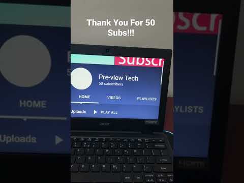 Thank you for 50 Subscribers | #shorts #50subs | Pre-view Tech
