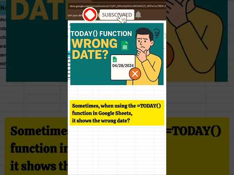 Google Sheets Showing Wrong Date? Quick Fix Inside! #googlesheetstips #exceltips